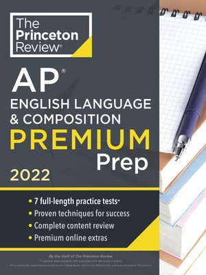 cover image of Princeton Review AP English Language & Composition Premium Prep, 2022